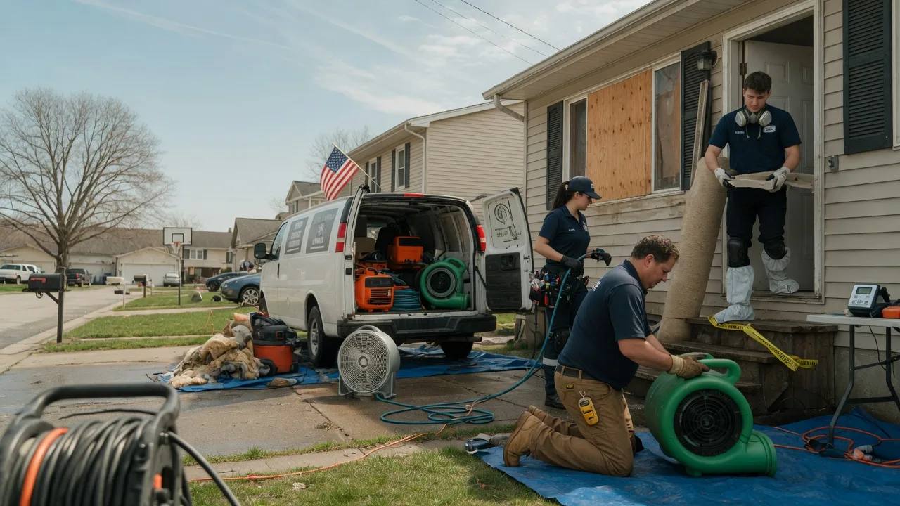 Water Damage Restoration in Osseo, MI near me